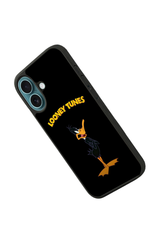 iPhone 16 Uyumlu Daffy duck Tasarımlı Glossy Premium Kılıf