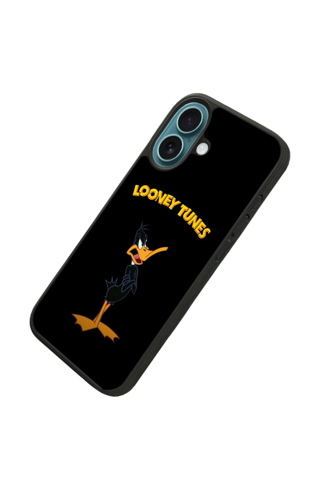iPhone 16 Uyumlu Daffy duck Tasarımlı Glossy Premium Kılıf