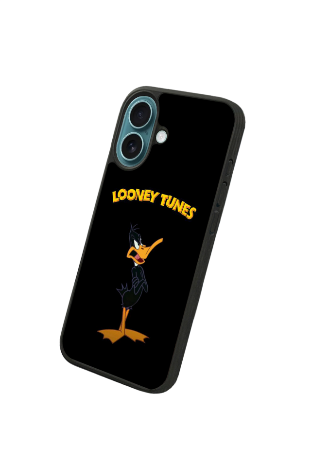 iPhone 16 Uyumlu Daffy duck Tasarımlı Glossy Premium Kılıf