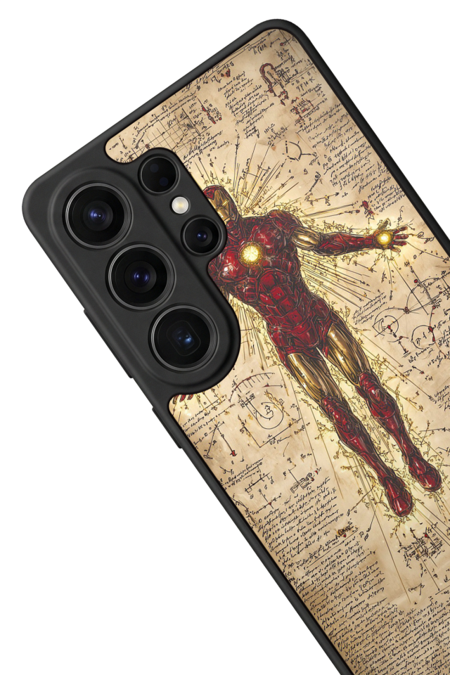 Samsung Galaxy S26 Ultra Uyumlu Iron Man ( Demir Adam ) Tasarımlı Glossy Premium Kılıf