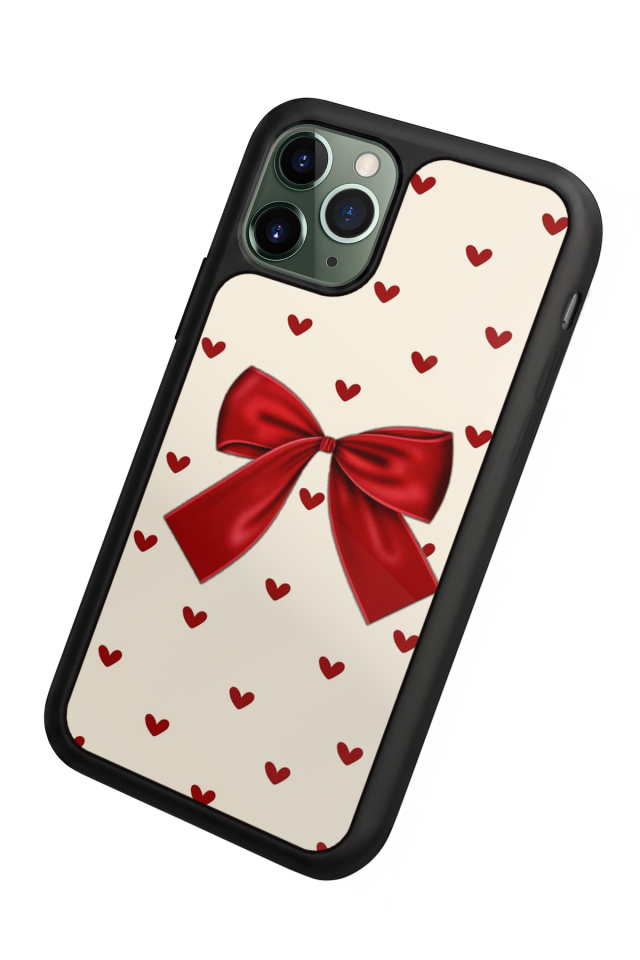 iPhone 11 Pro Uyumlu Kurdele Tasarımlı Glossy Premium Kılıf