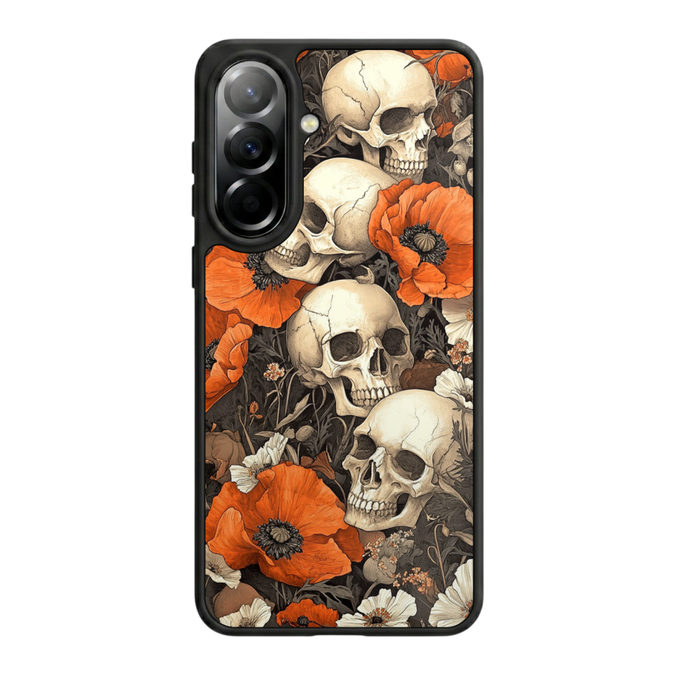 Samsung Galaxy A57 Uyumlu KuruKafa Tasarımlı Glossy Premium Kılıf