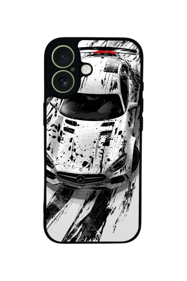 iPhone 17 Uyumlu Mercedes Tasarımlı Glossy Premium Kılıf