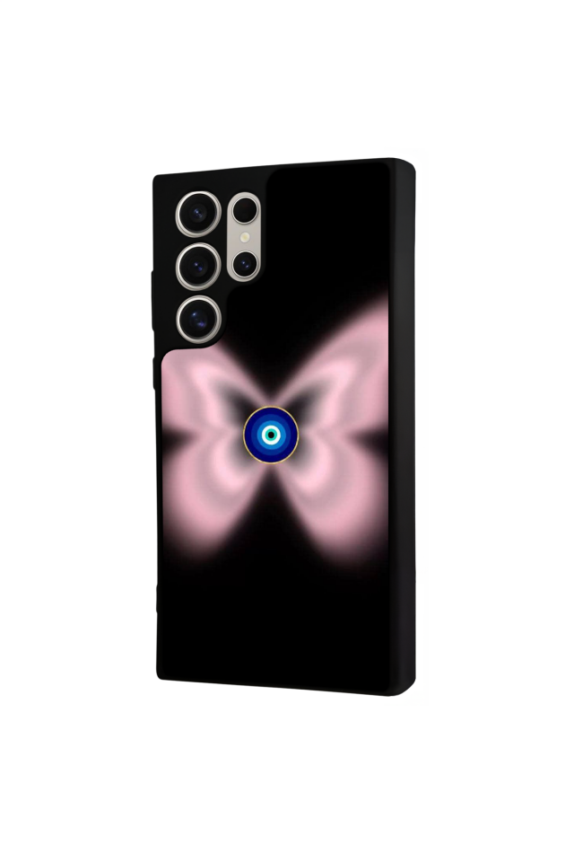 Samsung Galaxy S24 Ultra Uyumlu Nazar Tasarımlı Glossy Premium Kılıf