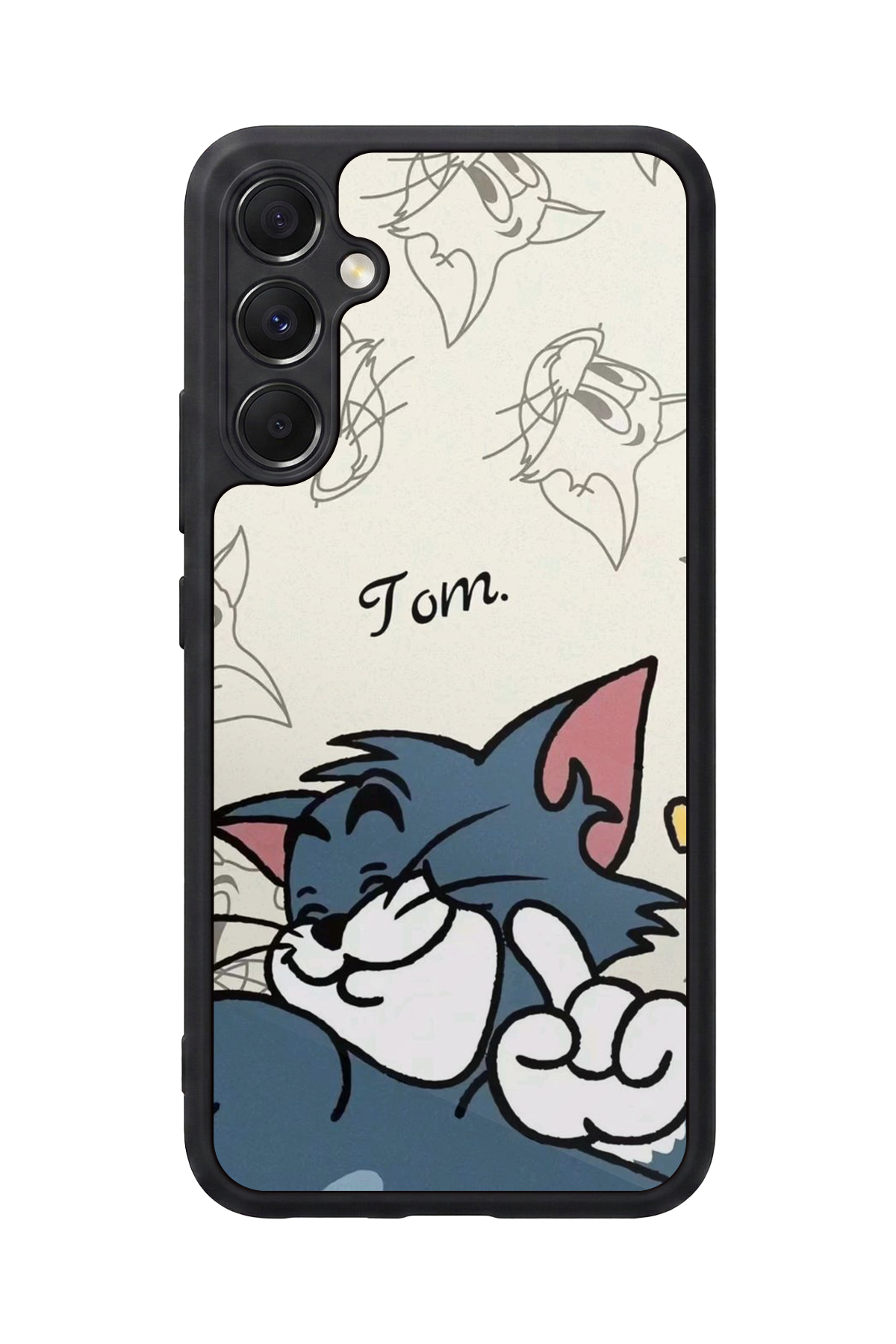 Samsung Galaxy A34 Uyumlu Tom And Jerry Tasarımlı Glossy Premium Kılıf