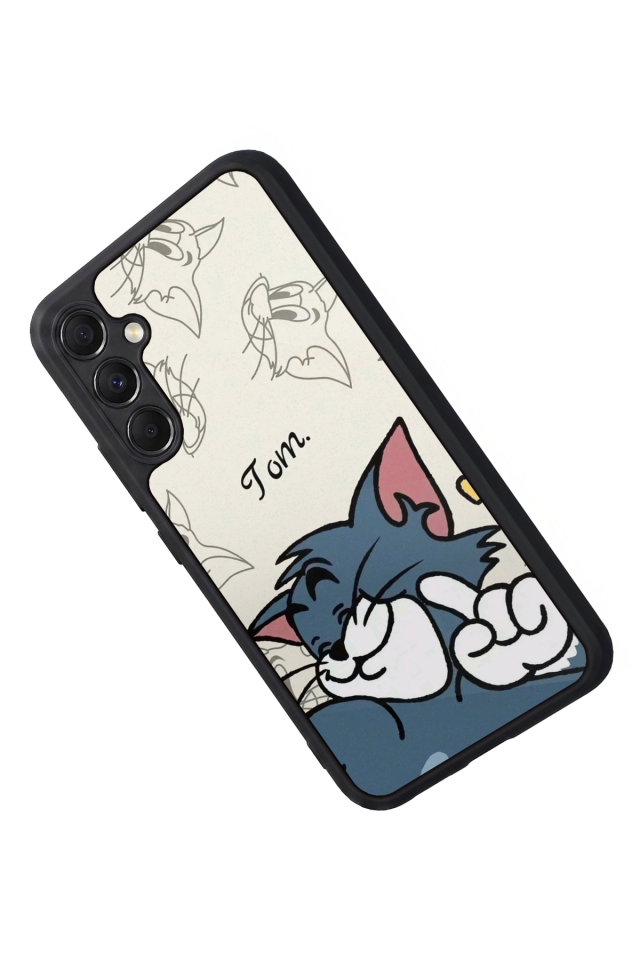 Samsung Galaxy A34 Uyumlu Tom And Jerry Tasarımlı Glossy Premium Kılıf