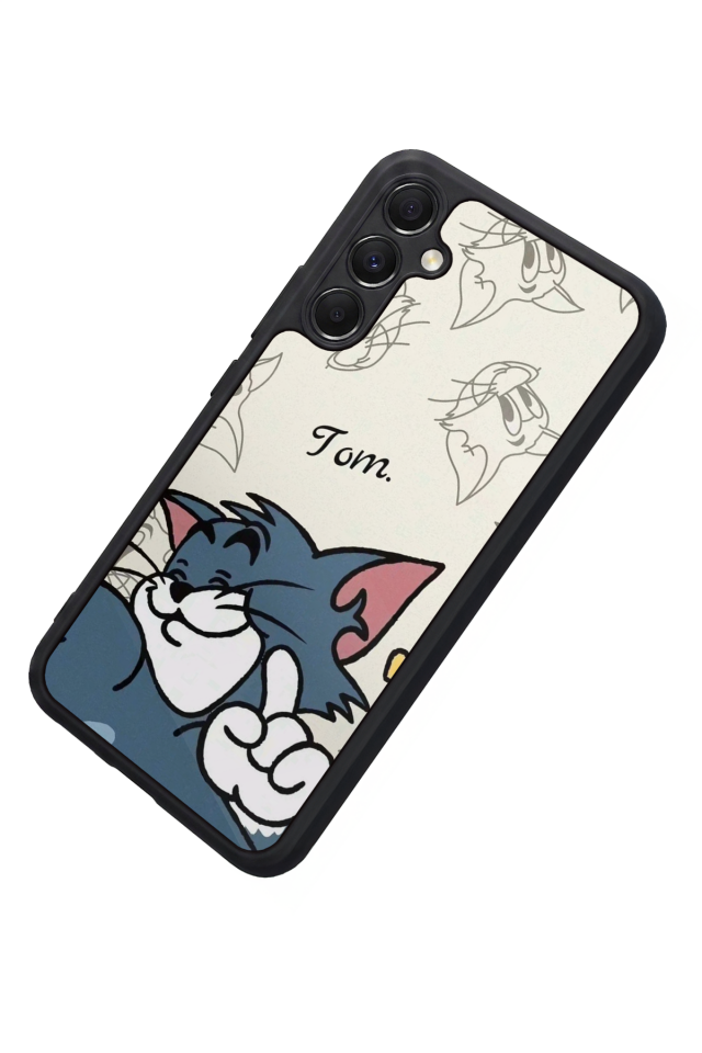Samsung Galaxy A34 Uyumlu Tom And Jerry Tasarımlı Glossy Premium Kılıf