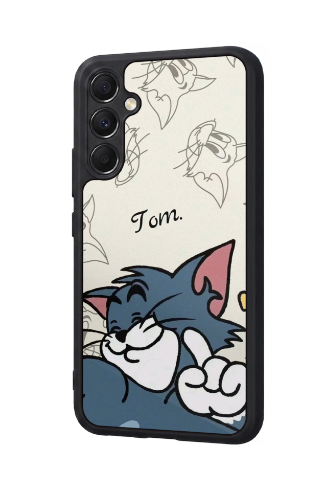 Samsung Galaxy A34 Uyumlu Tom And Jerry Tasarımlı Glossy Premium Kılıf