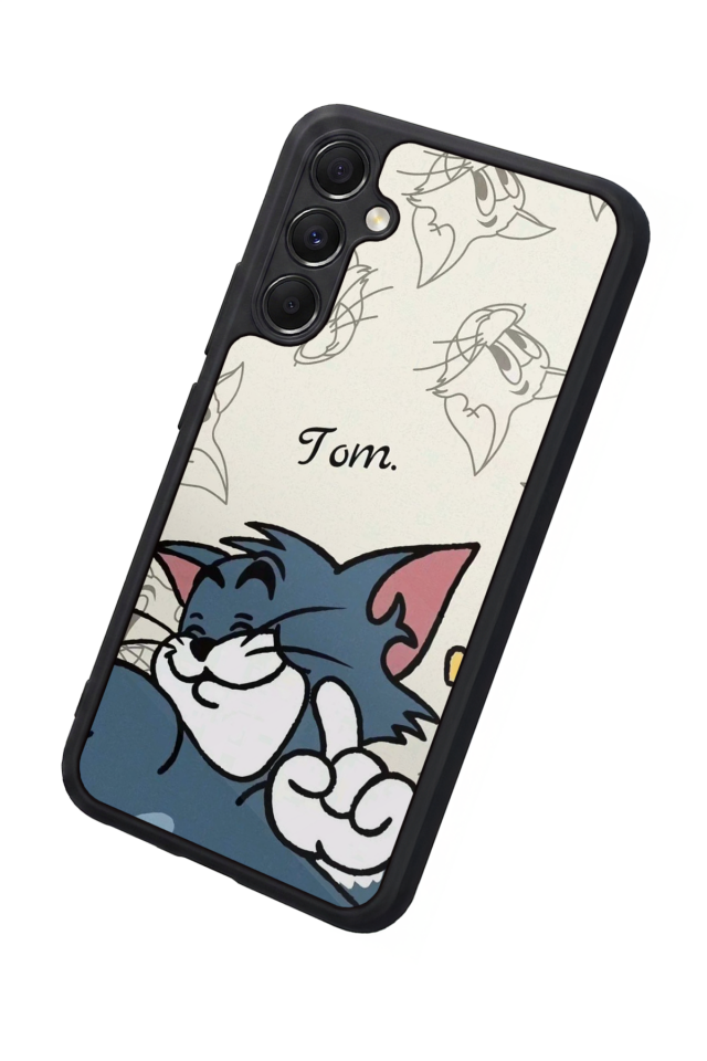 Samsung Galaxy A34 Uyumlu Tom And Jerry Tasarımlı Glossy Premium Kılıf