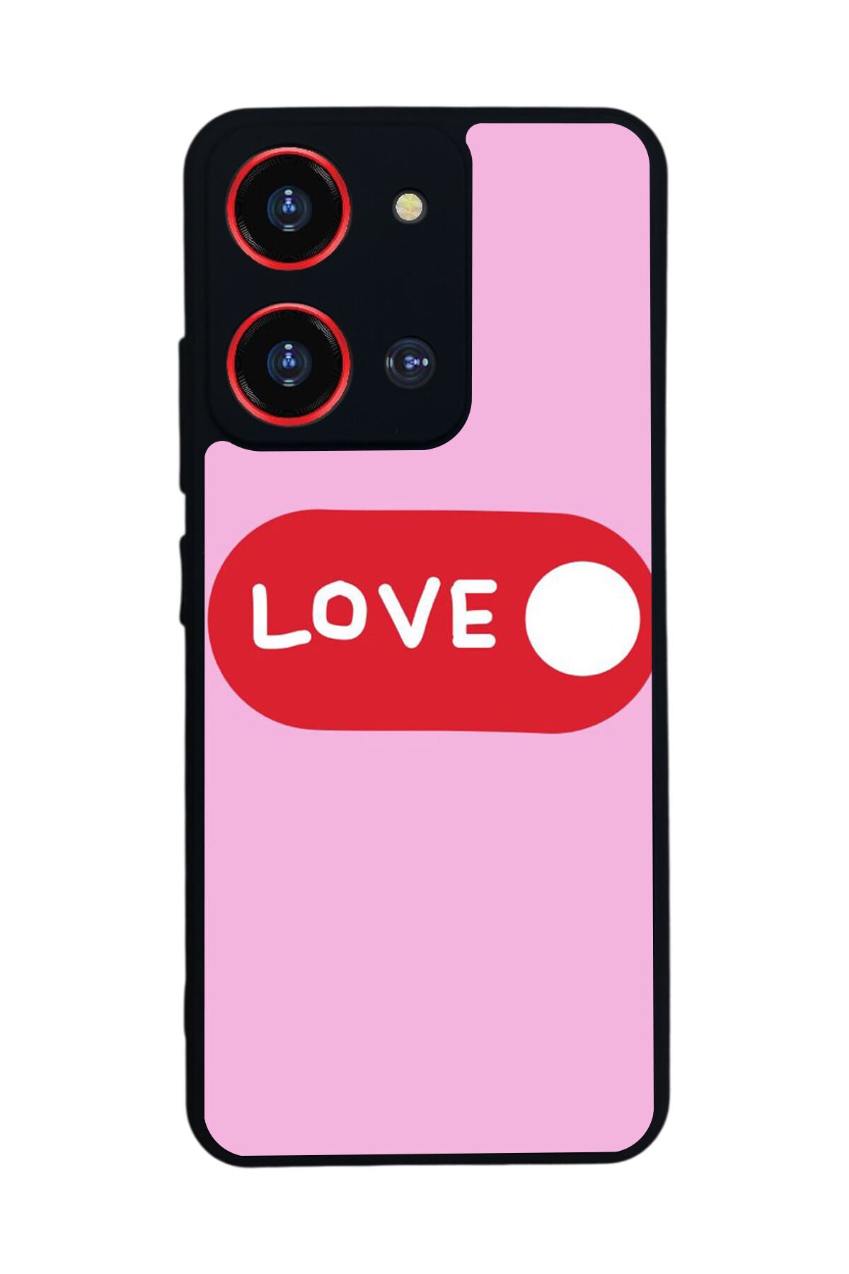 Reeder S19 Max Pro S 108MP Uyumlu Kalp Love Tasarımlı Glossy Premium Kılıf