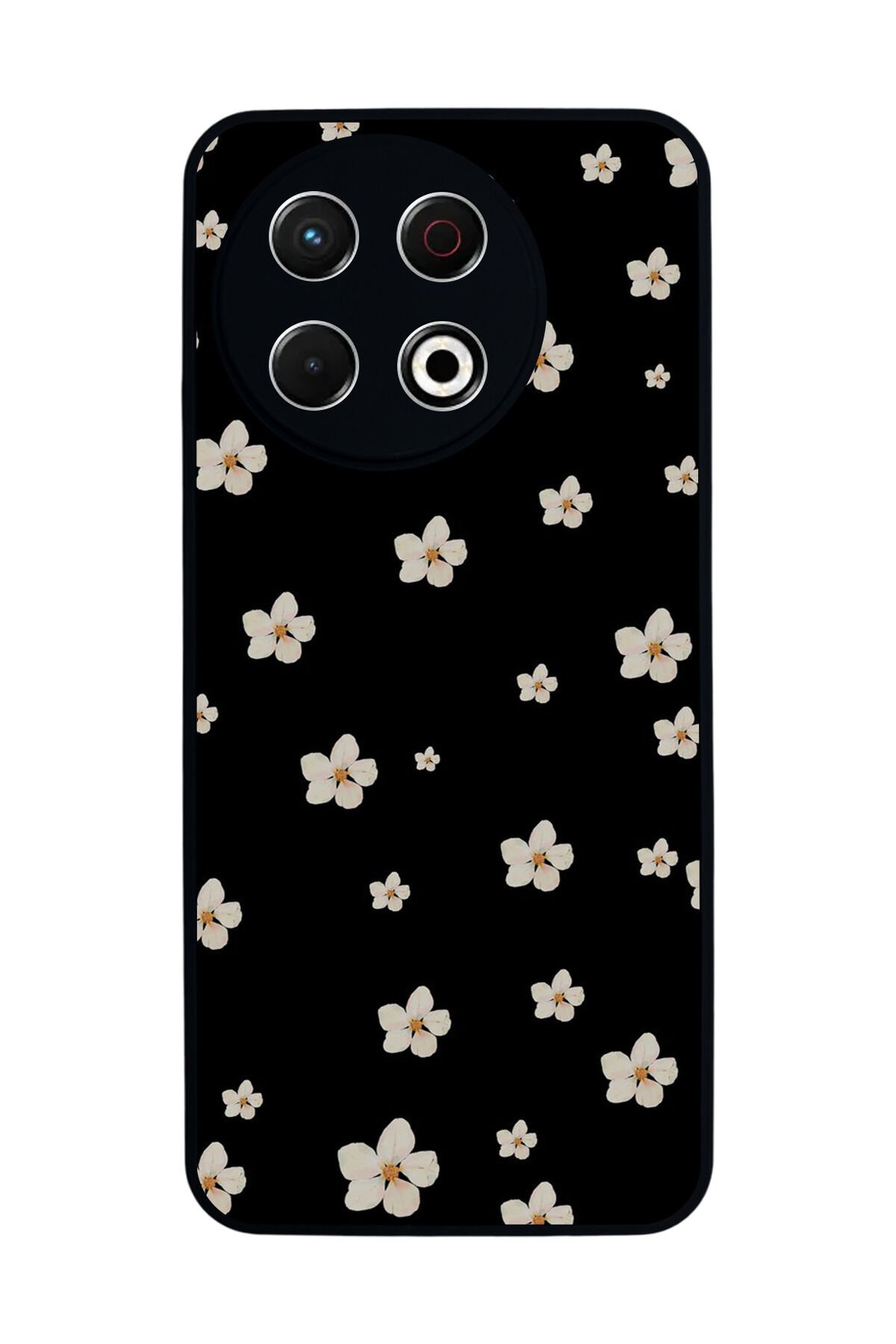 Tecno Spark 30 Pro Uyumlu Cicek Tasarımlı Glossy Premium Kılıf