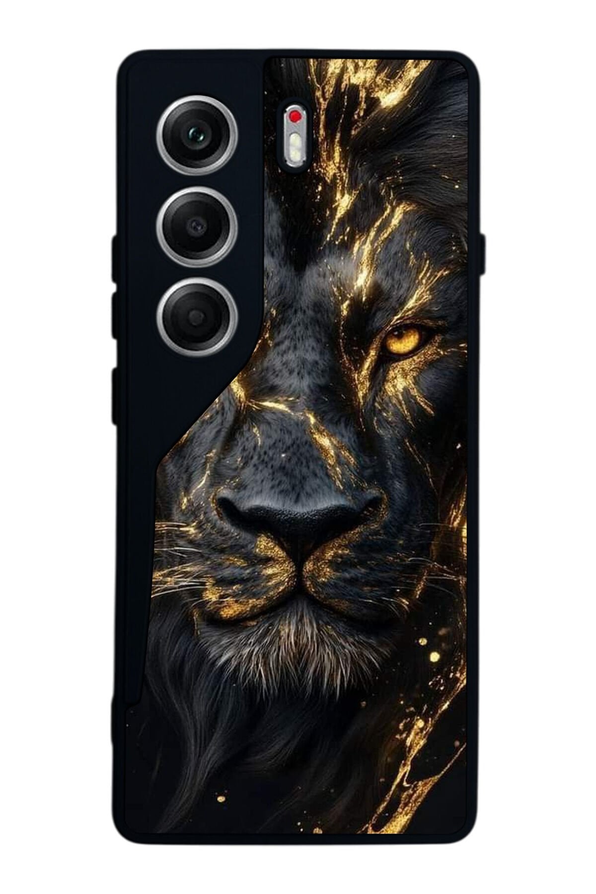 Tecno Camon 40 Uyumlu Aslan Tasarımlı Glossy Premium Kılıf