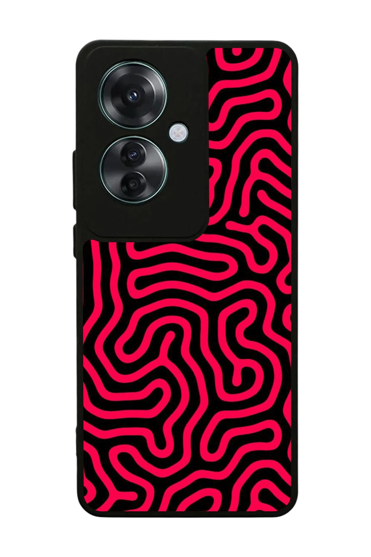 Oppo Reno 11F Uyumlu Çizgi Sanatı Tasarımlı Glossy Premium Kılıf
