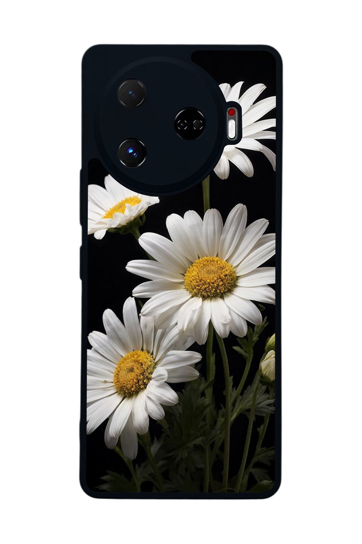 Tecno Camon 30 Pro Uyumlu Papatya Tasarımlı Glossy Premium Kılıf