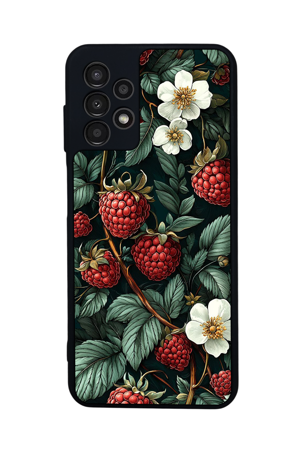 Samsung Galaxy A13 Uyumlu Botanik Tasarımlı Glossy Premium Kılıf