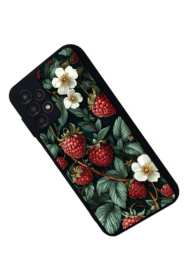 Samsung Galaxy A13 Uyumlu Botanik Tasarımlı Glossy Premium Kılıf
