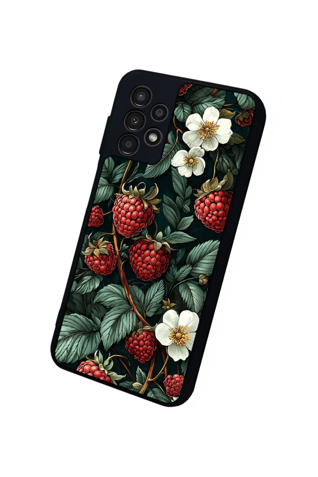 Samsung Galaxy A13 Uyumlu Botanik Tasarımlı Glossy Premium Kılıf