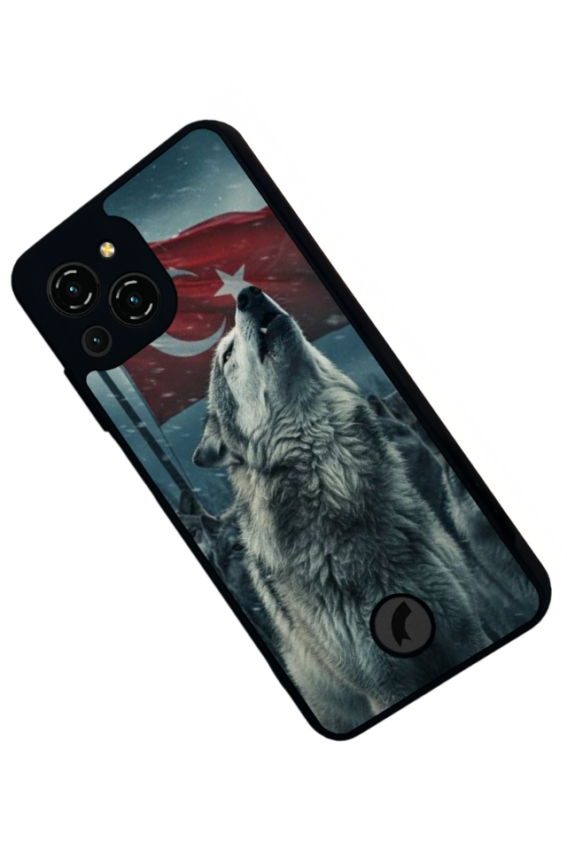 Reeder S23 Pro Max Uyumlu Bozkurt Tasarımlı Glossy Premium Kılıf