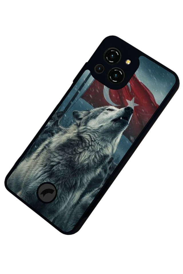 Reeder S23 Pro Max Uyumlu Bozkurt Tasarımlı Glossy Premium Kılıf