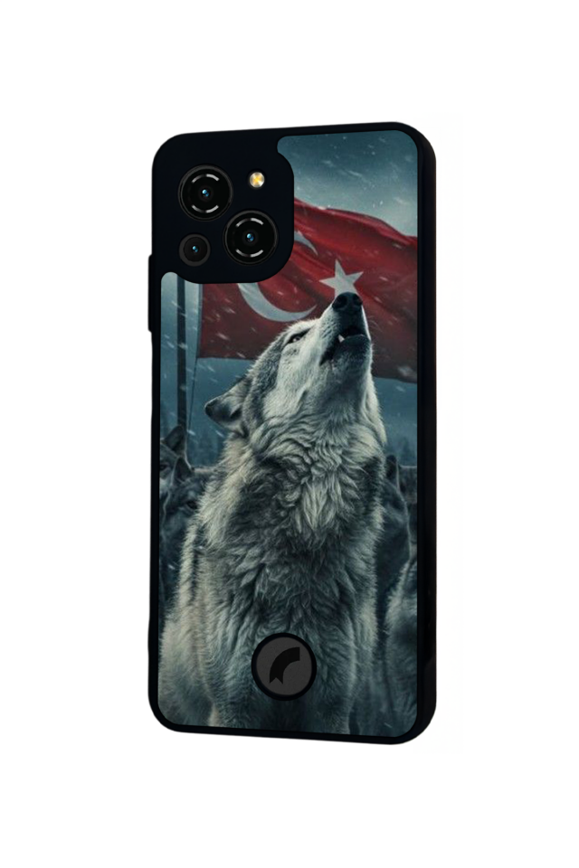 Reeder S23 Pro Max Uyumlu Bozkurt Tasarımlı Glossy Premium Kılıf