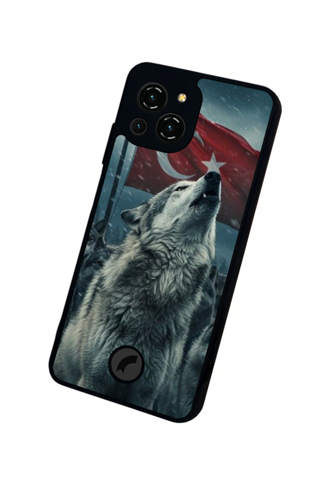 Reeder S23 Pro Max Uyumlu Bozkurt Tasarımlı Glossy Premium Kılıf