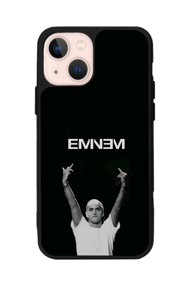 iPhone 15 Uyumlu Eminem Tasarımlı Glossy Premium Kılıf