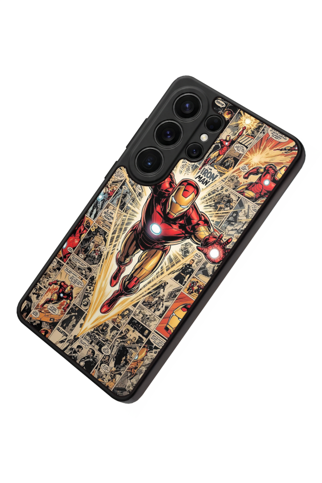 Samsung Galaxy S26 Ultra Uyumlu Iron Man ( Demir Adam ) Tasarımlı Glossy Premium Kılıf