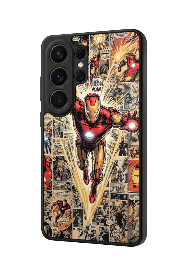 Samsung Galaxy S26 Ultra Uyumlu Iron Man ( Demir Adam ) Tasarımlı Glossy Premium Kılıf