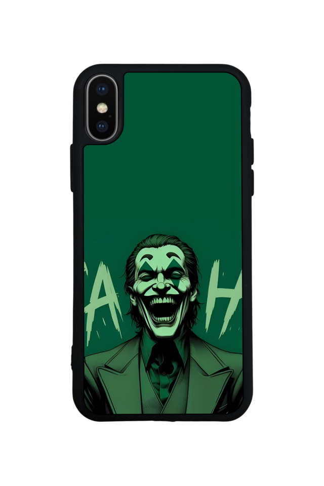 iPhone X/ XS Uyumlu Joker Tasarımlı Glossy Premium Kılıf