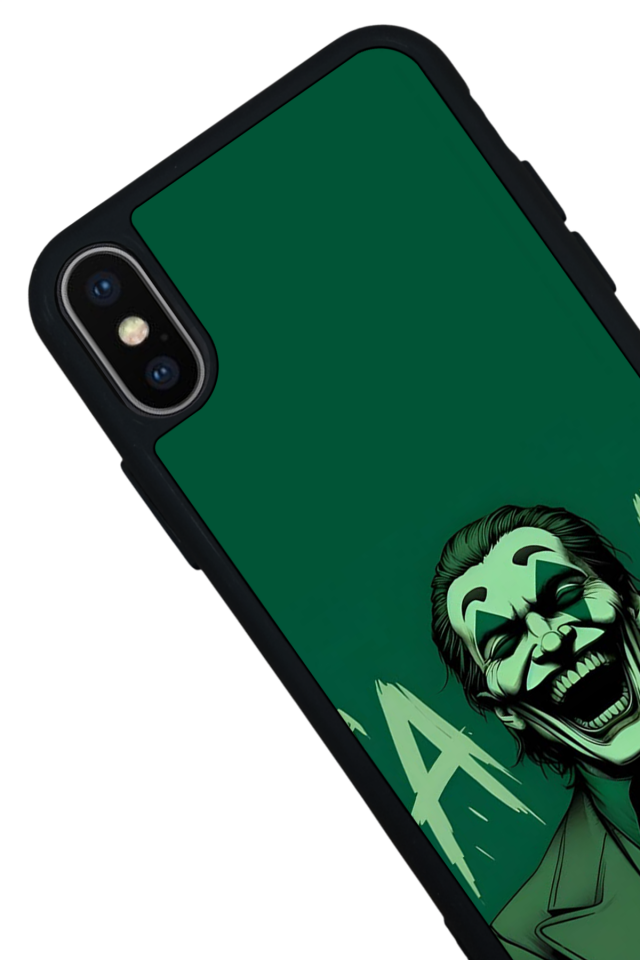 iPhone X/ XS Uyumlu Joker Tasarımlı Glossy Premium Kılıf
