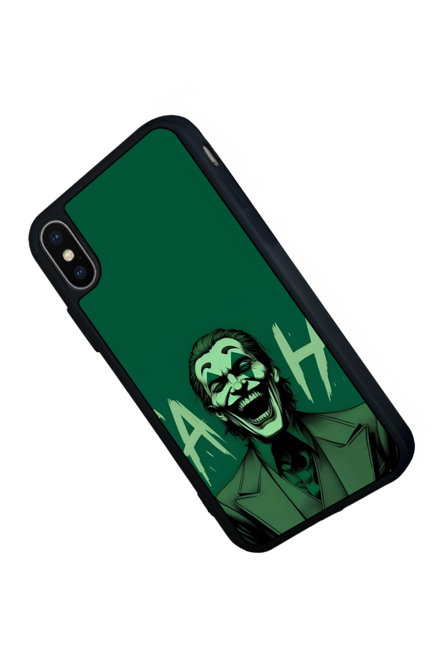 iPhone X/ XS Uyumlu Joker Tasarımlı Glossy Premium Kılıf