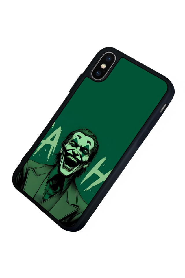 iPhone X/ XS Uyumlu Joker Tasarımlı Glossy Premium Kılıf