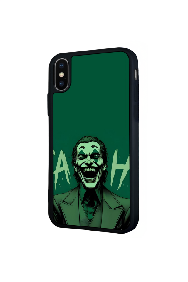 iPhone X/ XS Uyumlu Joker Tasarımlı Glossy Premium Kılıf