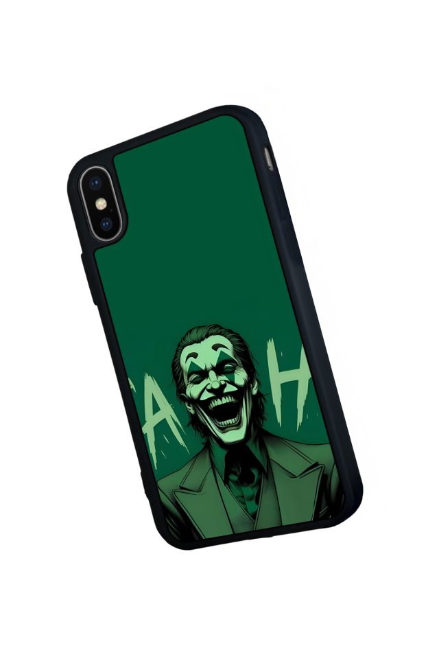 iPhone X/ XS Uyumlu Joker Tasarımlı Glossy Premium Kılıf