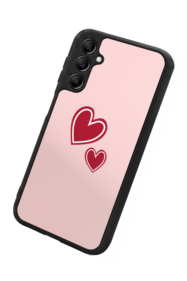 Samsung Galaxy A14 Uyumlu Kalp Love Tasarımlı Glossy Premium Kılıf