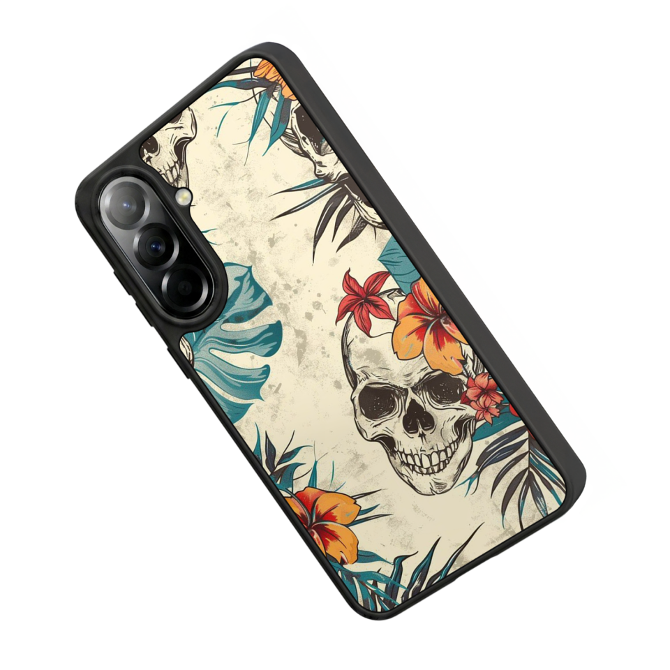 Samsung Galaxy A57 Uyumlu KuruKafa Tasarımlı Glossy Premium Kılıf