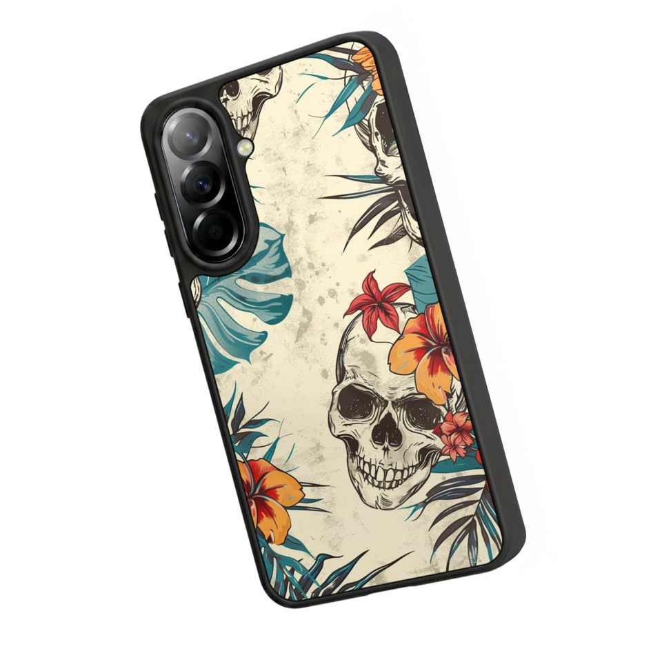 Samsung Galaxy A57 Uyumlu KuruKafa Tasarımlı Glossy Premium Kılıf