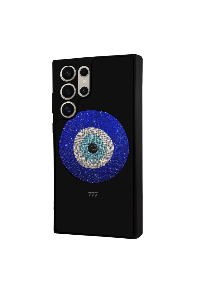 Samsung Galaxy S24 Ultra Uyumlu Nazar Tasarımlı Glossy Premium Kılıf