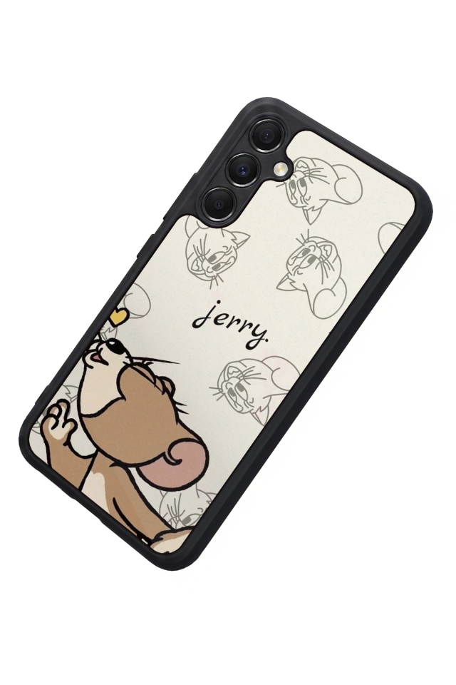 Samsung Galaxy A34 Uyumlu Tom And Jerry Tasarımlı Glossy Premium Kılıf