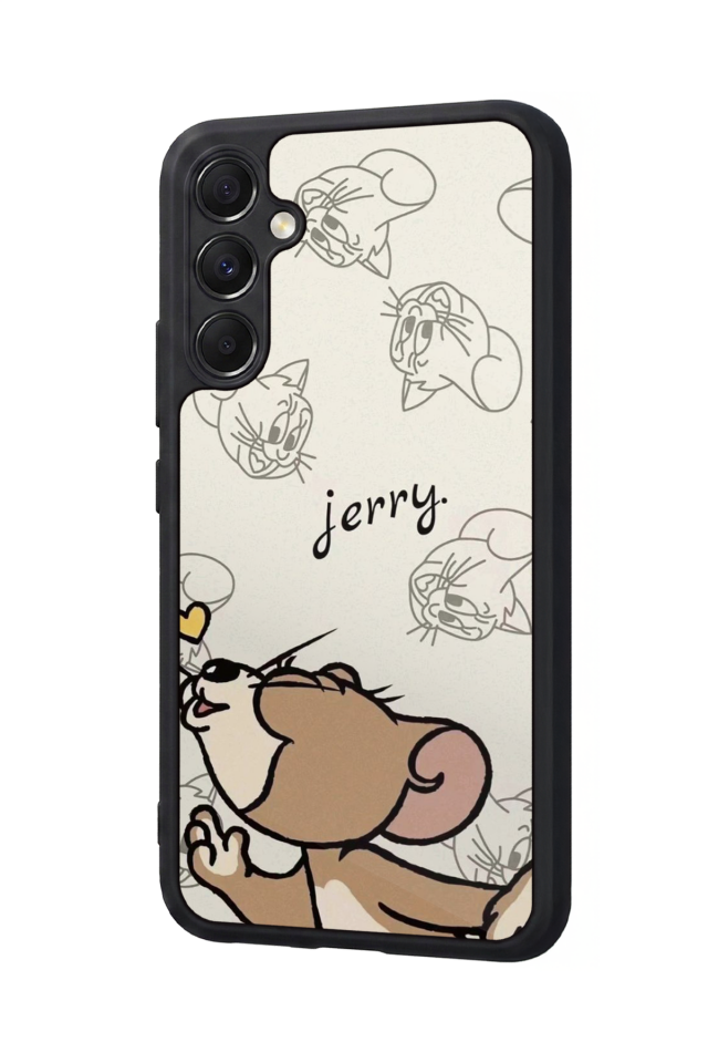 Samsung Galaxy A34 Uyumlu Tom And Jerry Tasarımlı Glossy Premium Kılıf