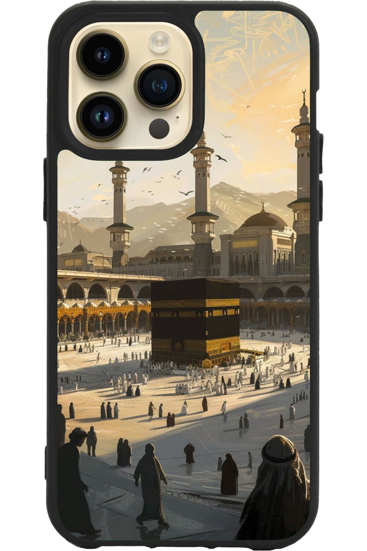 Apple iPhone 16 Pro Siyah Silikon Kılıf Çiziklere ve Darbelere Karşı Koruma