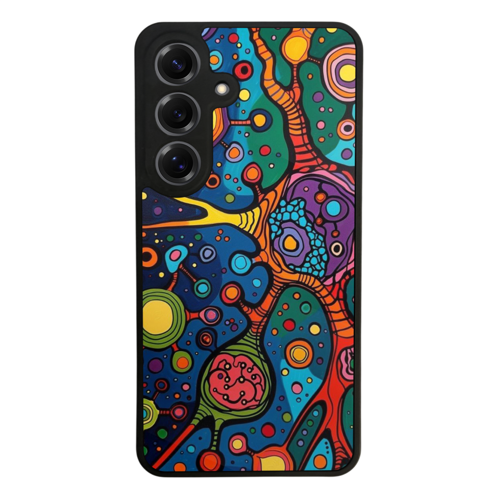Samsung Galaxy S25 Uyumlu Abstract Tasarımlı Glossy Premium Kılıf