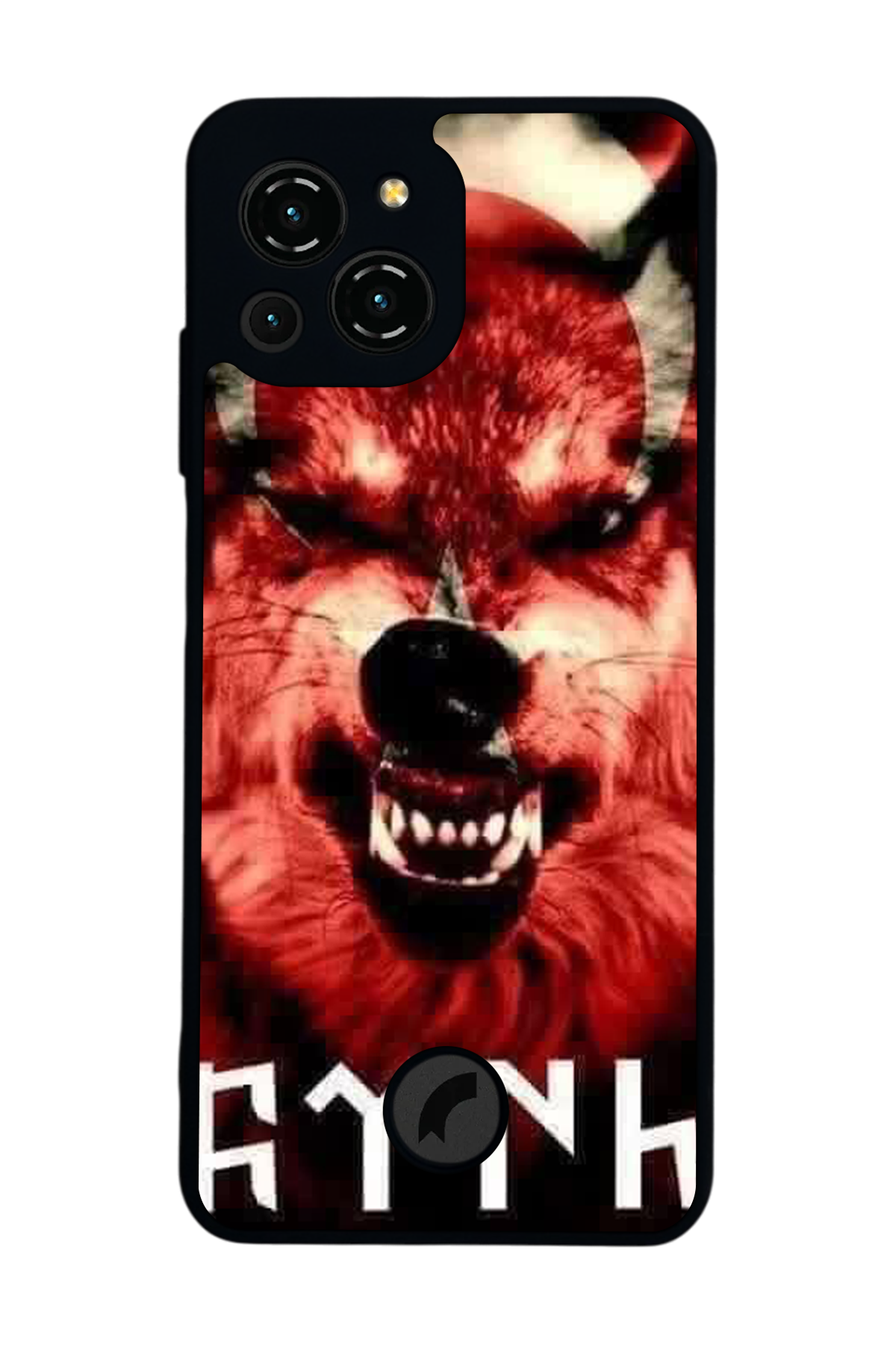 Reeder S23 Pro Max Uyumlu Bozkurt Tasarımlı Glossy Premium Kılıf