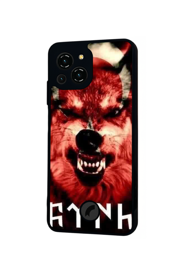 Reeder S23 Pro Max Uyumlu Bozkurt Tasarımlı Glossy Premium Kılıf