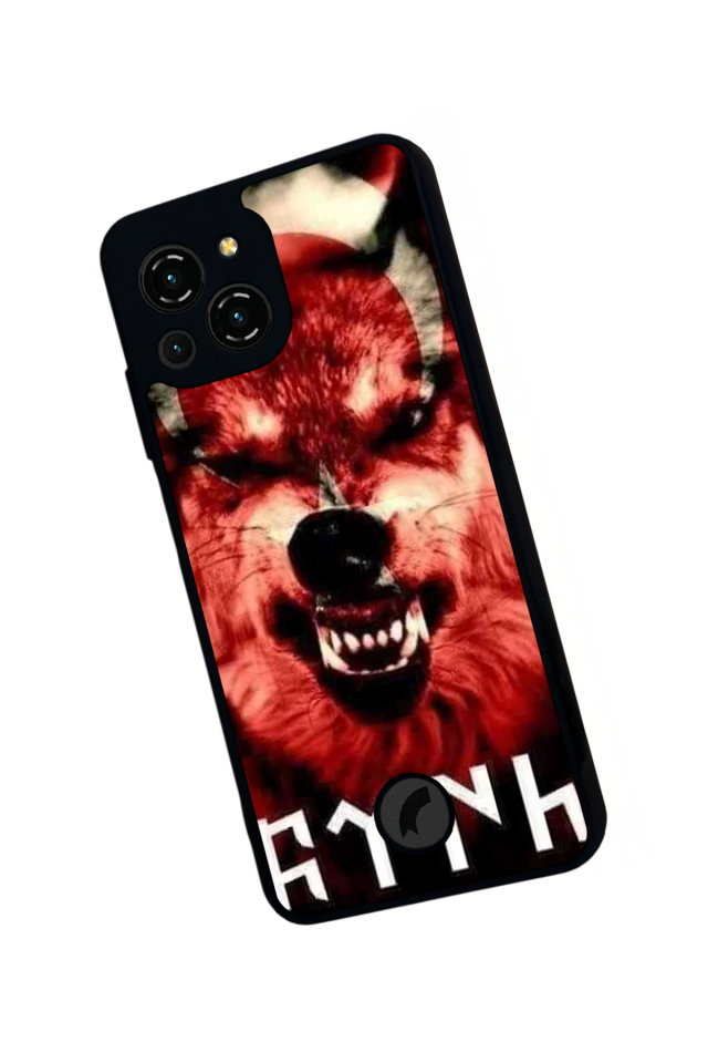 Reeder S23 Pro Max Uyumlu Bozkurt Tasarımlı Glossy Premium Kılıf