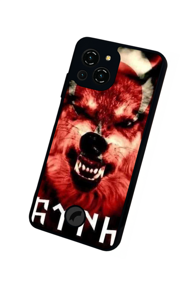 Reeder S23 Pro Max Uyumlu Bozkurt Tasarımlı Glossy Premium Kılıf