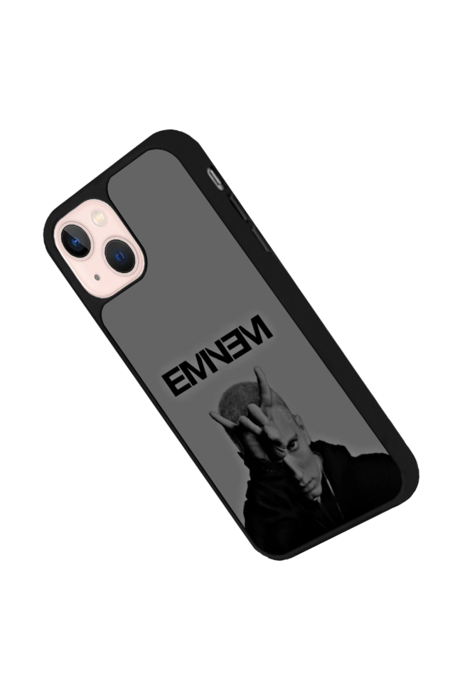 iPhone 15 Uyumlu Eminem Tasarımlı Glossy Premium Kılıf