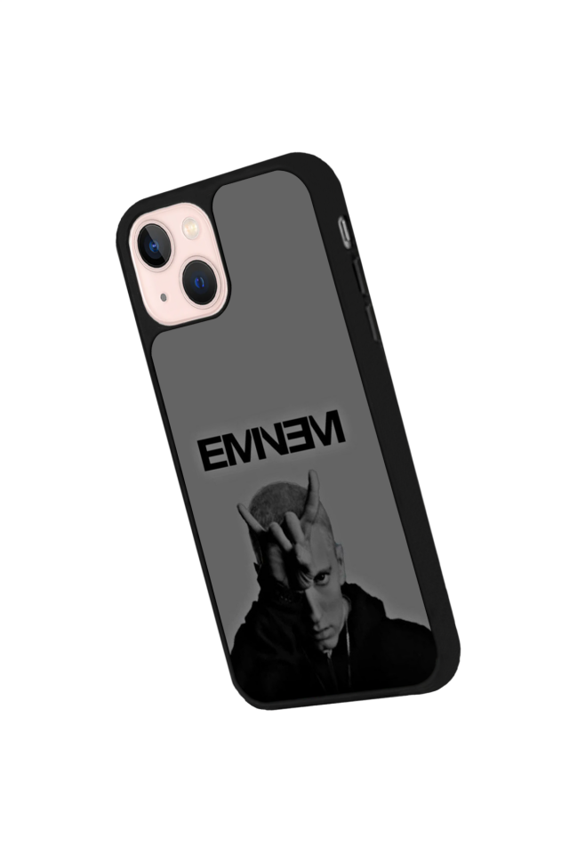 iPhone 15 Uyumlu Eminem Tasarımlı Glossy Premium Kılıf