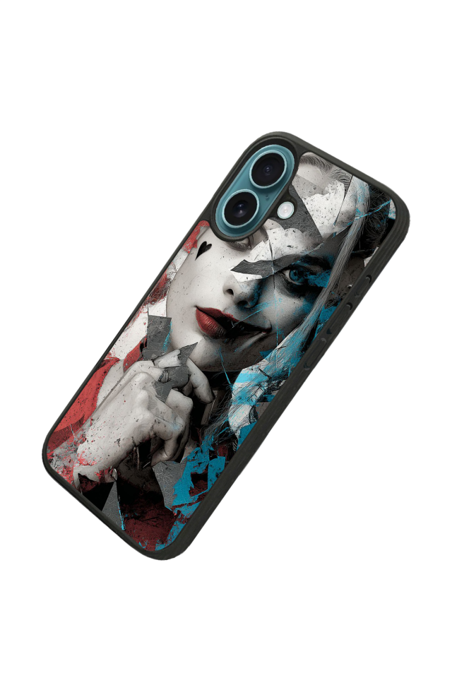 iPhone 16 Plus Uyumlu HarleyQueen Tasarımlı Glossy Premium Kılıf