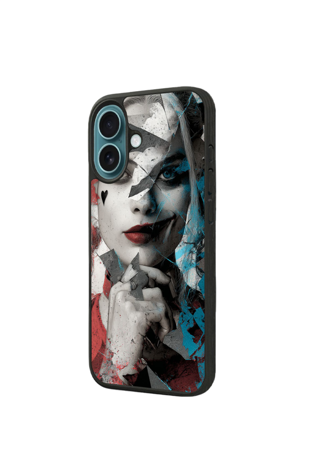 iPhone 16 Plus Uyumlu HarleyQueen Tasarımlı Glossy Premium Kılıf
